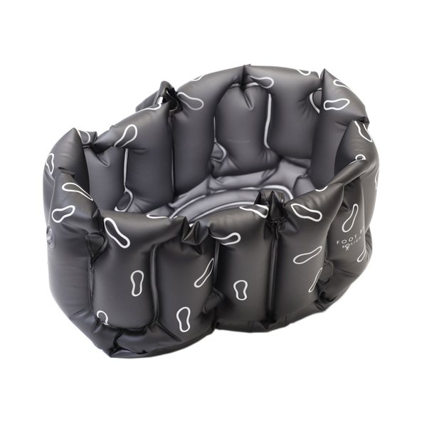 Bosign Inflatable Foot Spa Bath – Graphite Grey, Portable
