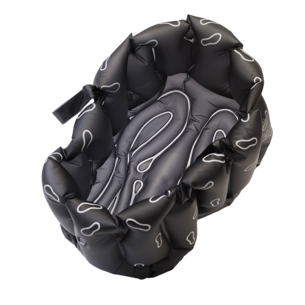 Bosign Inflatable Foot Spa Bath – Graphite Grey, Portable – image 2