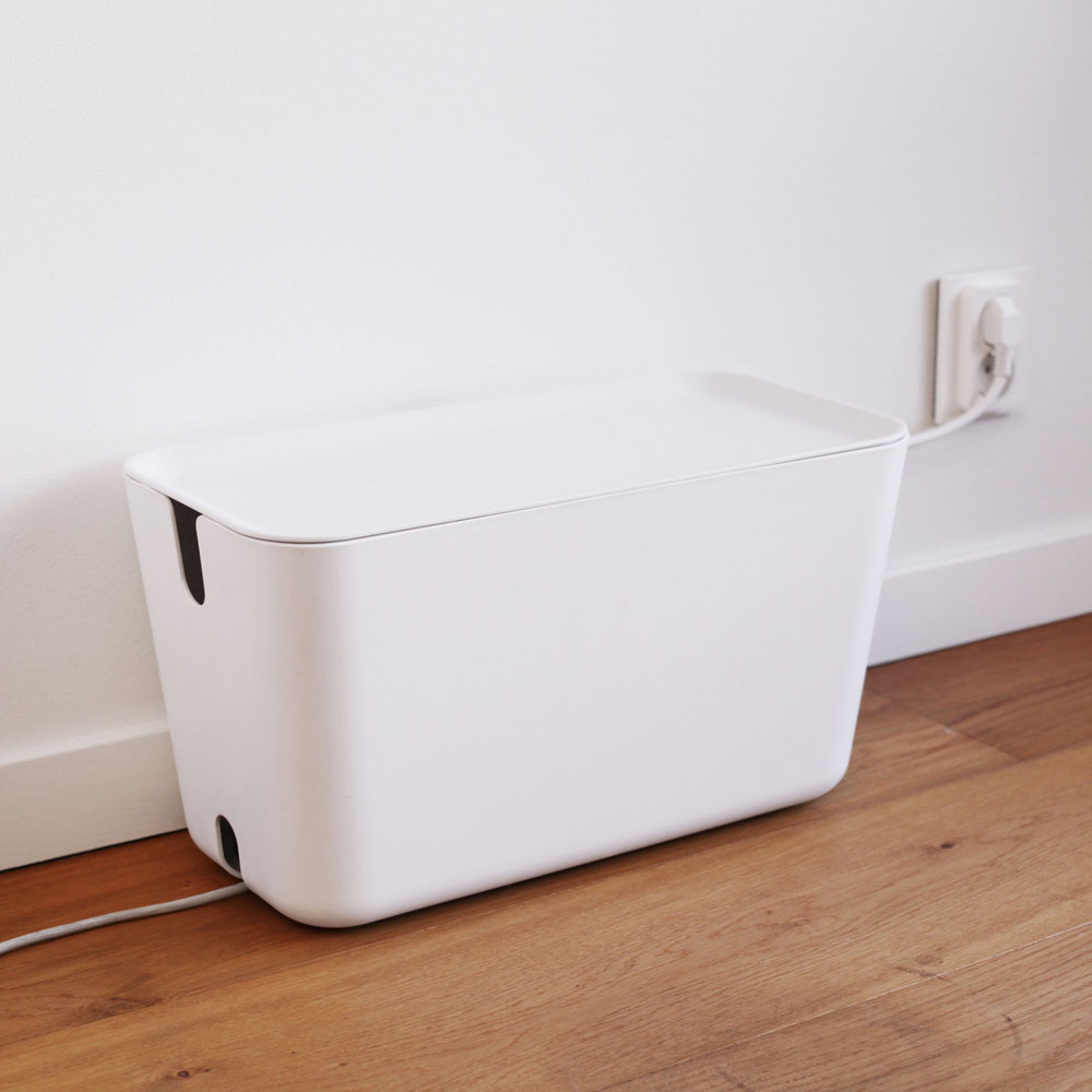 Bosign Hideaway Cable Management Box, XXL – All White – image 7