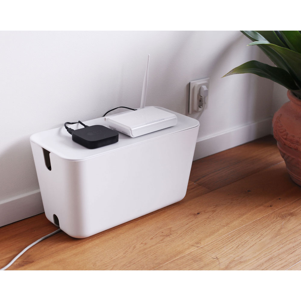 Bosign Hideaway Cable Management Box, XXL – All White – image 10