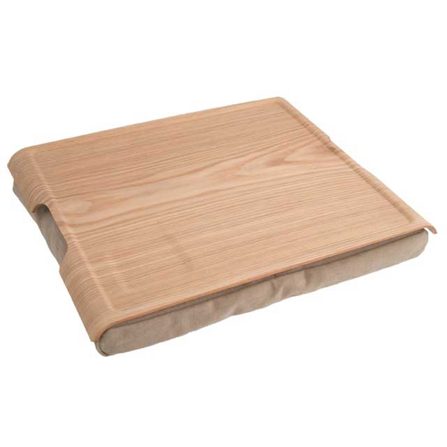 Bosign Large Cushioned Lap Tray – Natural Lacquered Wood – image 3