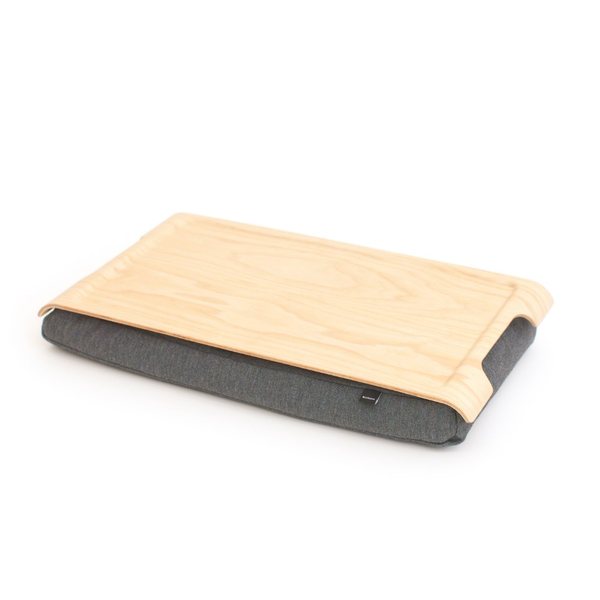Bosign Mini Cushioned Lap Tray – Ash with Grey Cushion