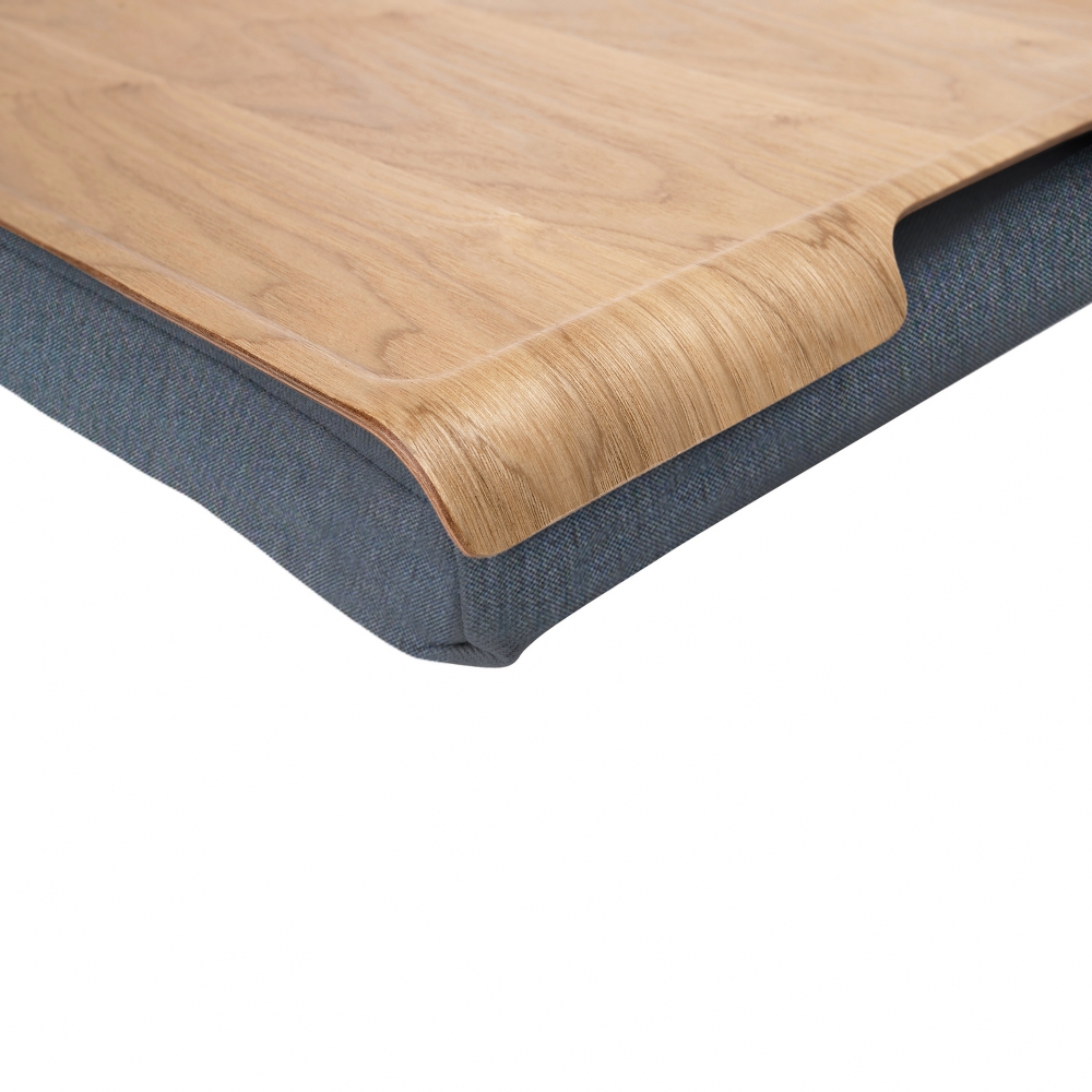 Bosign Large Cushioned Lap Tray – Lacquered Willow with Grey Cushion – image 3