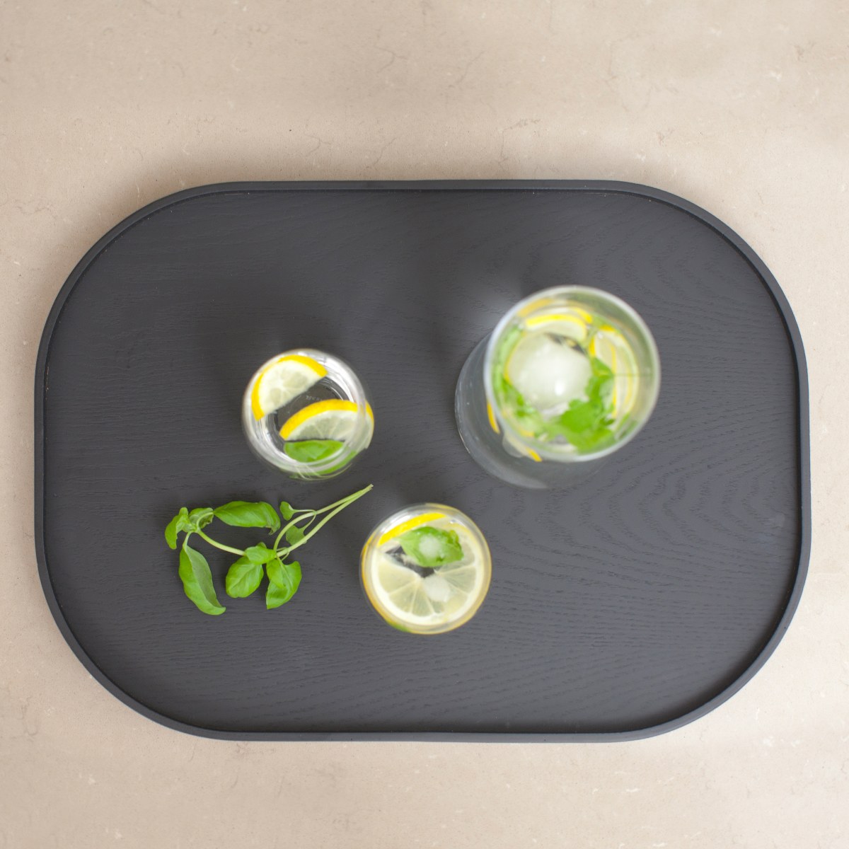 Bosign CurveLine Large Anti-Slip Willow Serving Tray – Matt Black – image 12
