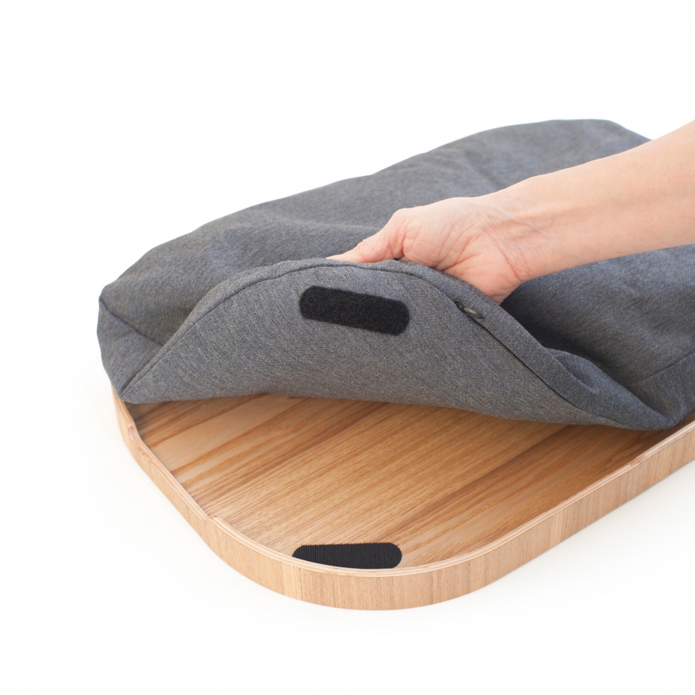 Bosign CurveLine Large Cushioned Lap Tray – Willow Wood – image 5