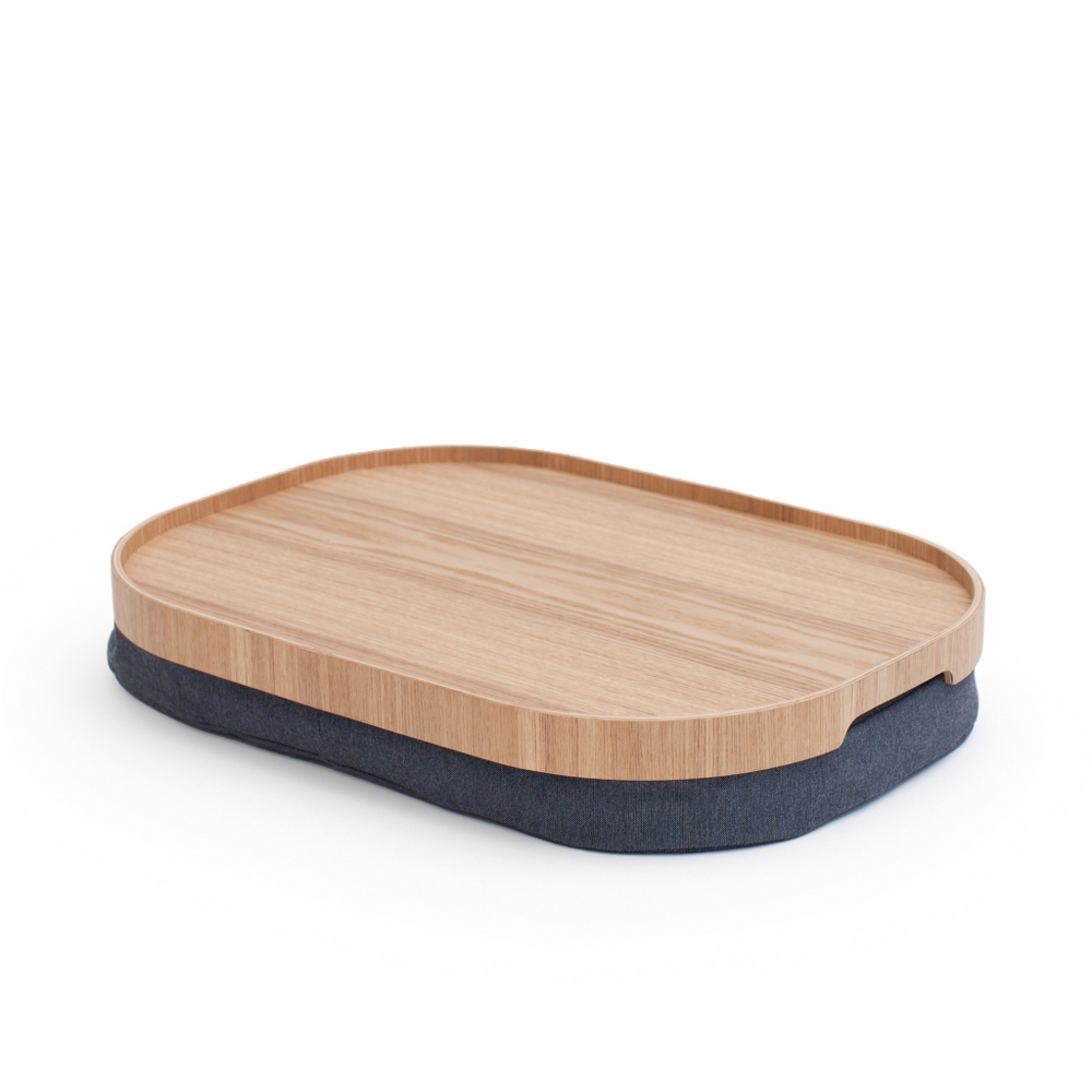 Bosign CurveLine Large Cushioned Lap Tray – Willow Wood – image 4