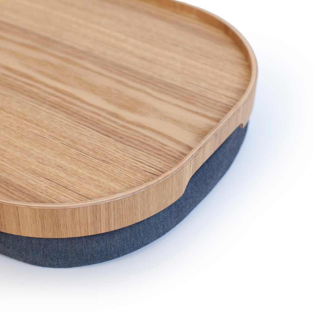 Bosign CurveLine Large Cushioned Lap Tray – Willow Wood – image 6