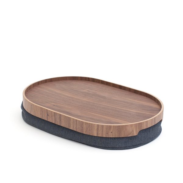 Bosign CurveLine Medium Cushioned Lap Tray – Walnut Wood