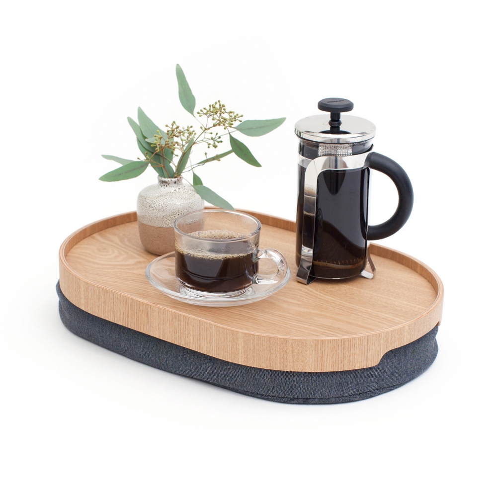Bosign CurveLine Medium Cushioned Lap Tray – Willow Wood – image 8