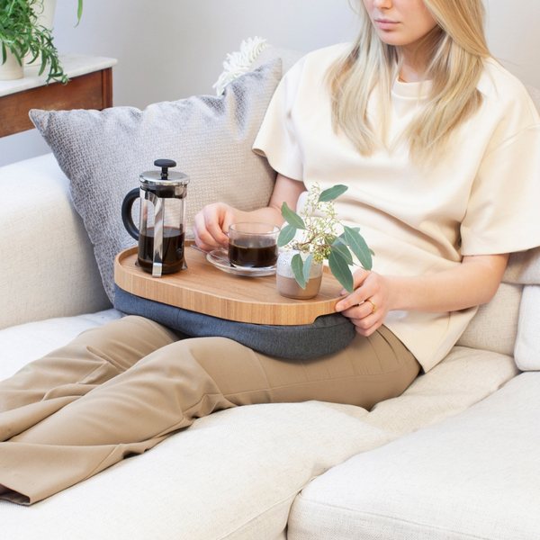 Bosign CurveLine Medium Cushioned Lap Tray – Willow Wood
