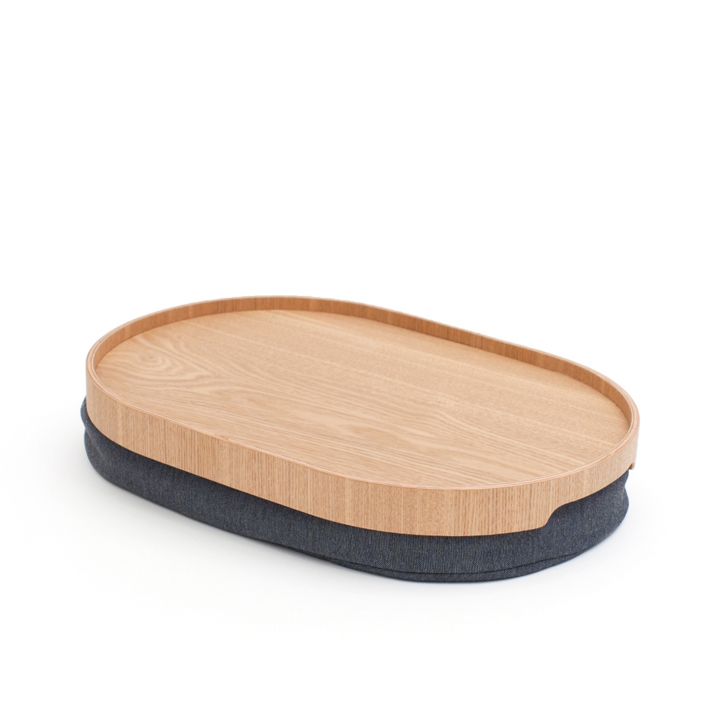 Bosign CurveLine Medium Cushioned Lap Tray – Willow Wood – image 6