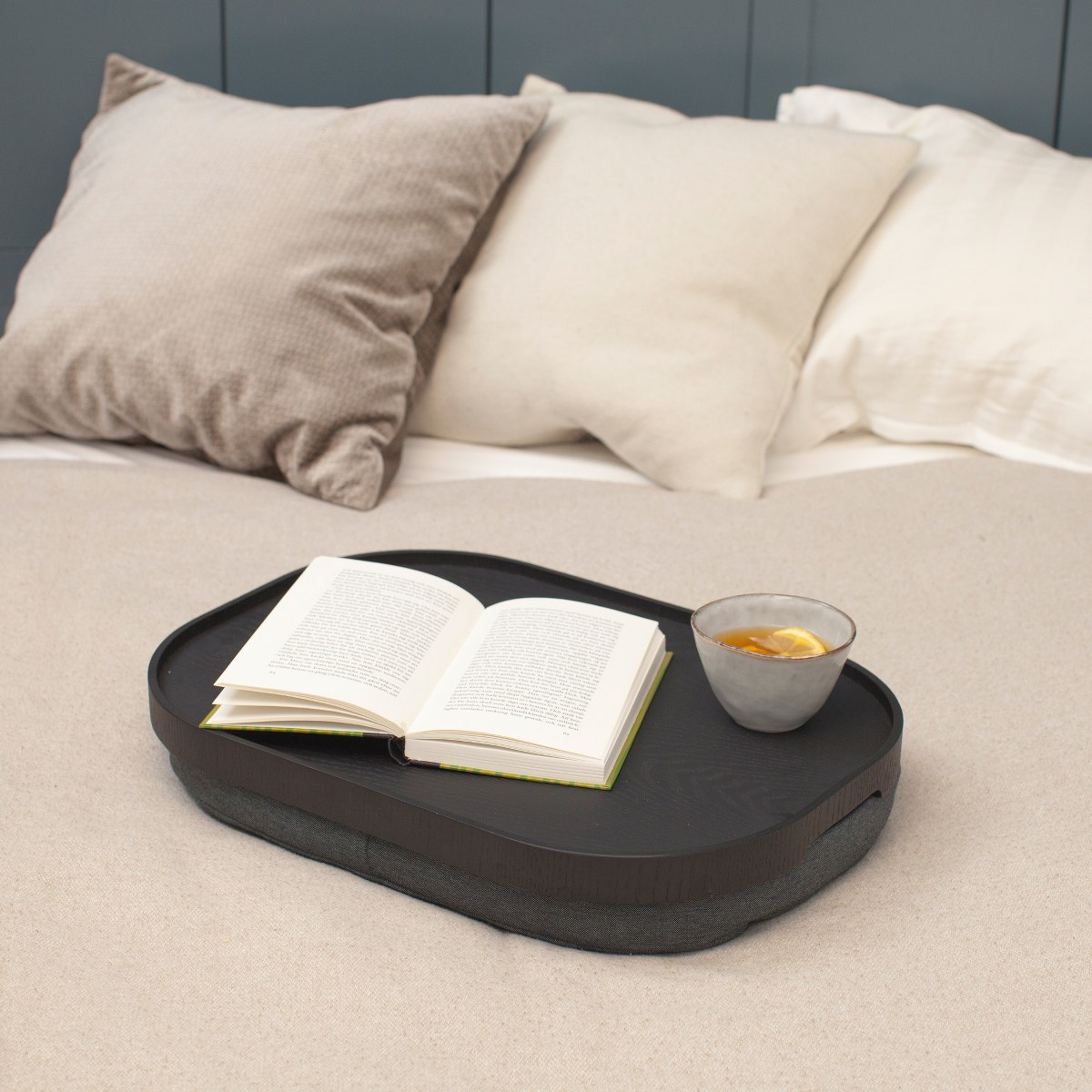 Bosign CurveLine Large Cushioned Lap Tray – Black Willow & Grey – image 8