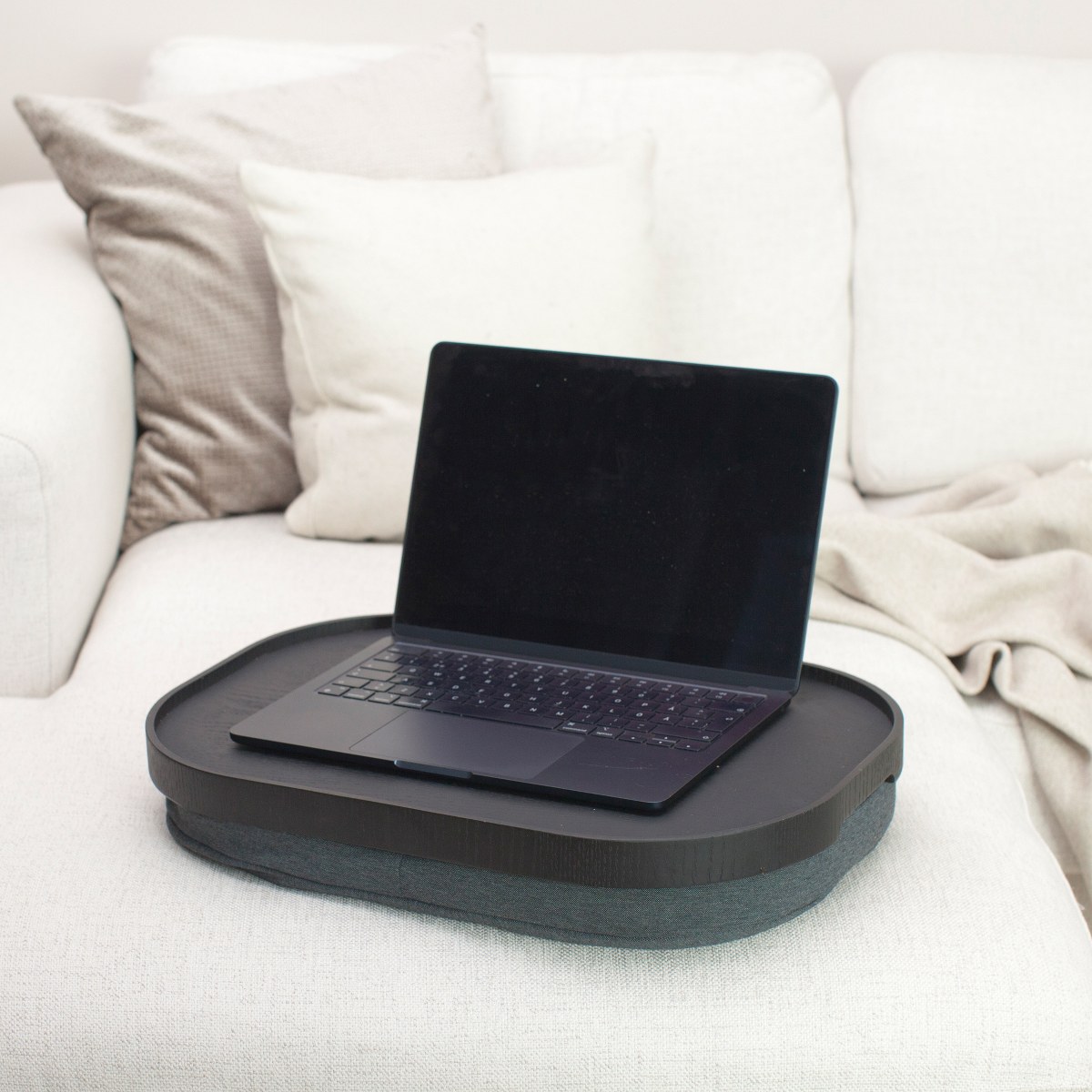 Bosign CurveLine Large Cushioned Lap Tray – Black Willow & Grey – image 11