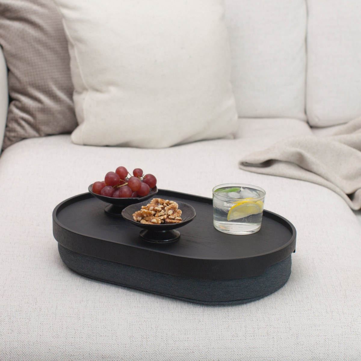 Bosign CurveLine Medium Cushioned Lap Tray – Black Willow & Grey – image 6