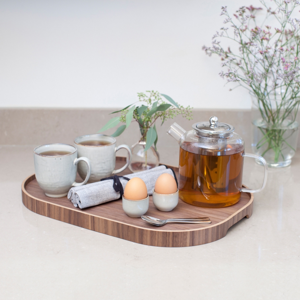 Bosign CurveLine Non-Slip Walnut Serving Tray – Large – image 9