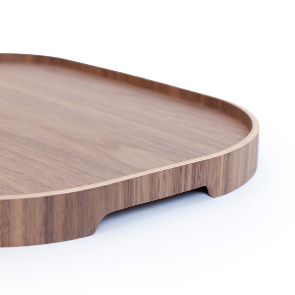 Bosign CurveLine Non-Slip Walnut Serving Tray – Large – image 5