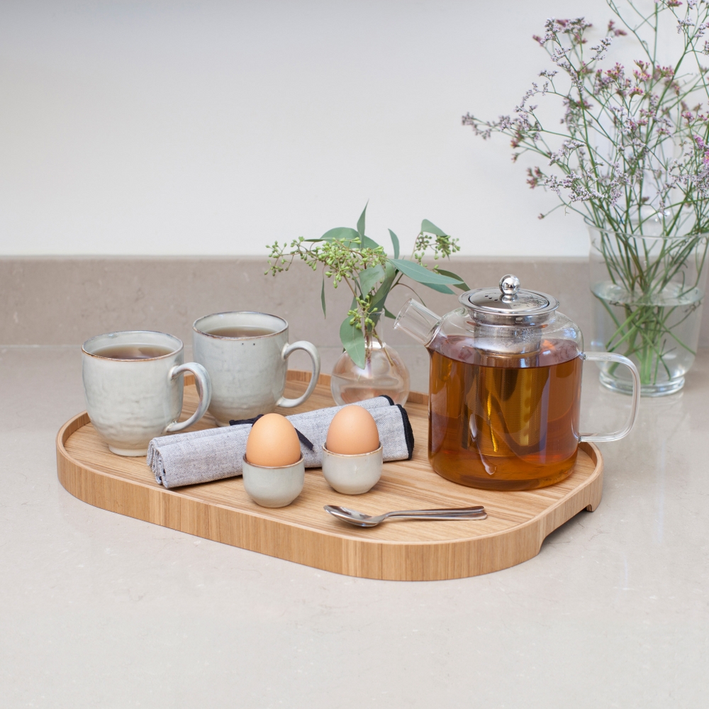 Bosign CurveLine Non-Slip Willow Wood Serving Tray – Large – image 8