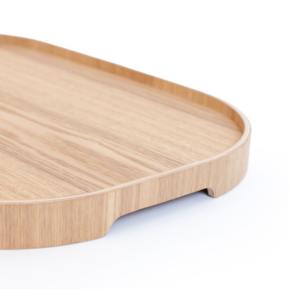 Bosign CurveLine Non-Slip Willow Wood Serving Tray – Large – image 4