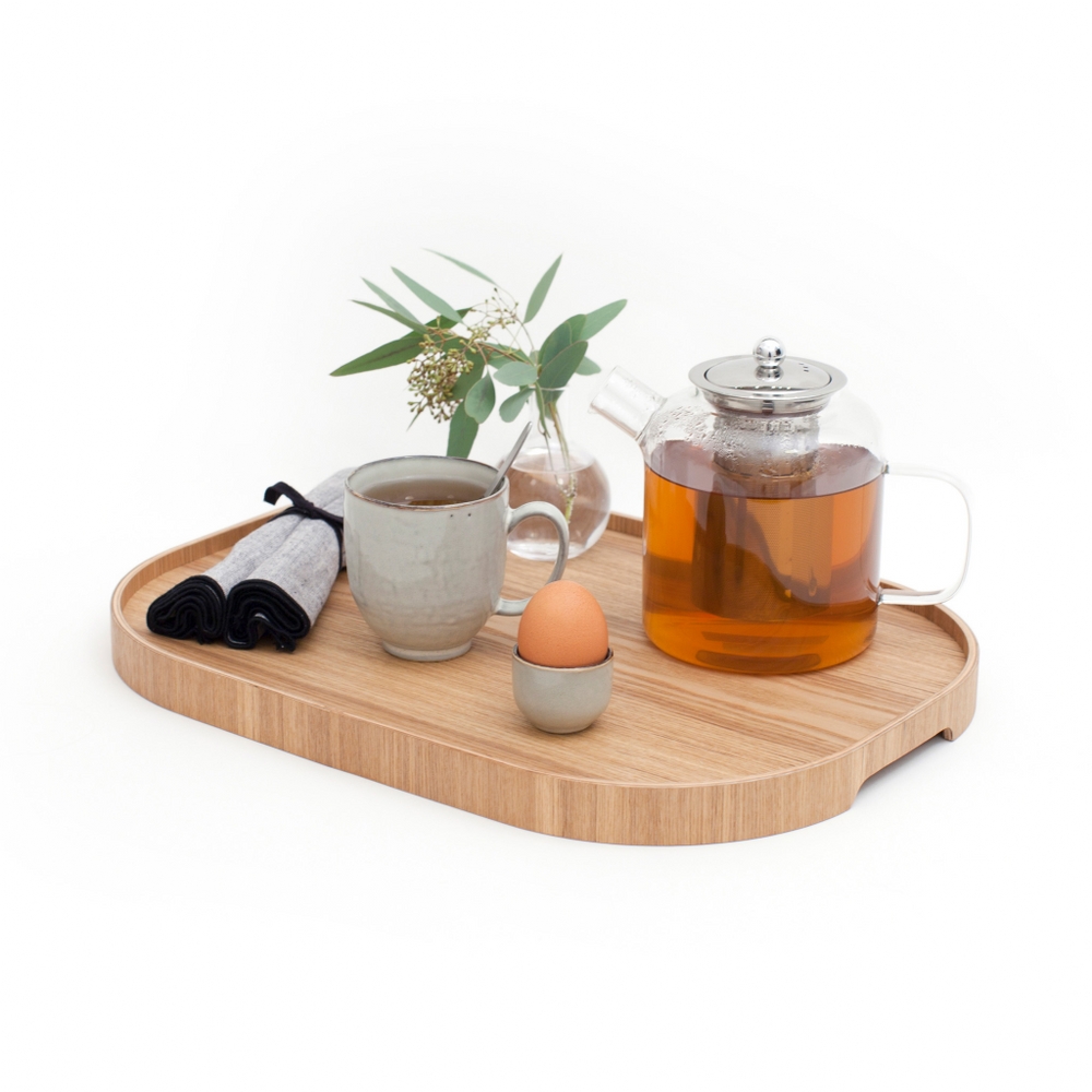 Bosign CurveLine Non-Slip Willow Wood Serving Tray – Large – image 9