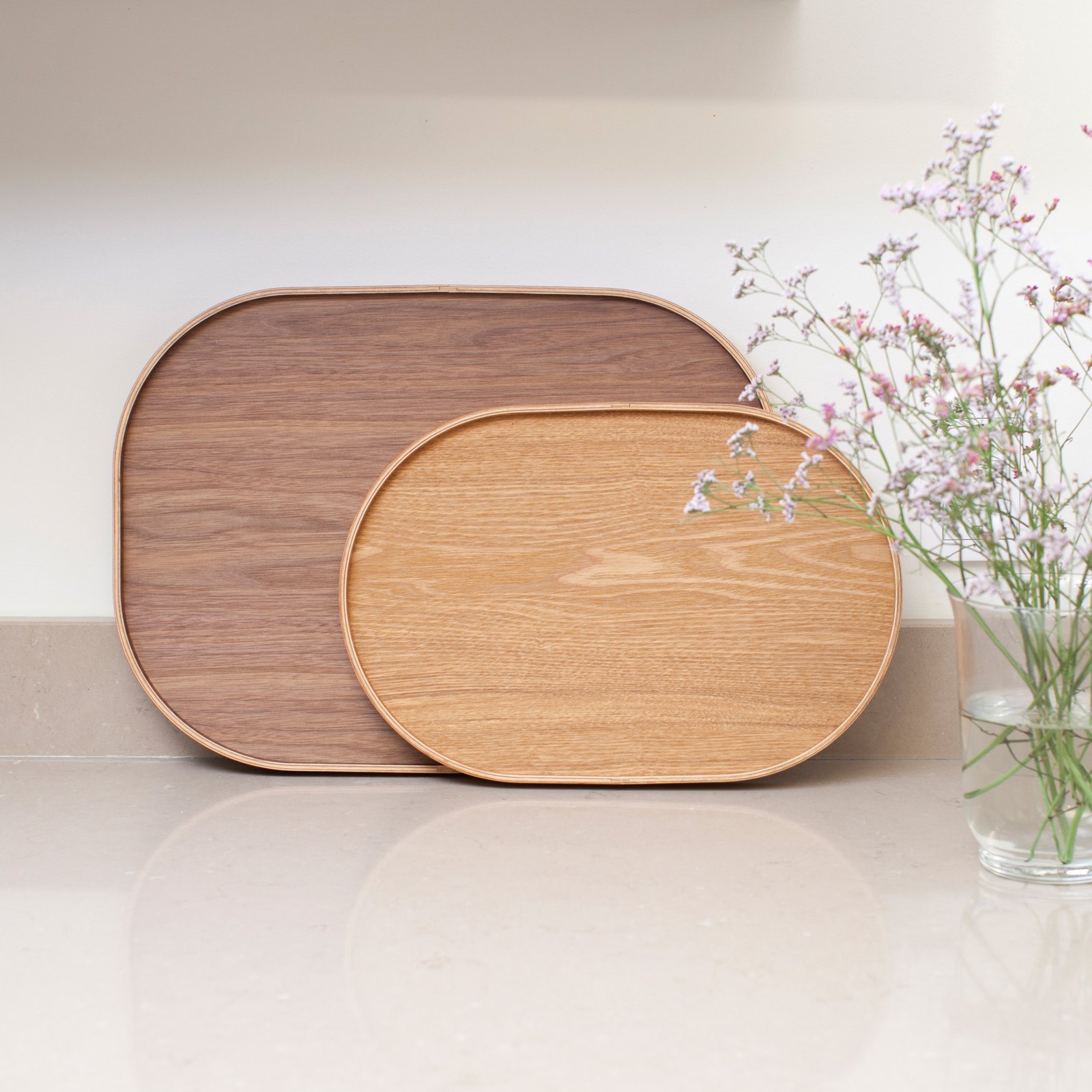 Bosign CurveLine Non-Slip Willow Wood Serving Tray – Medium – image 9