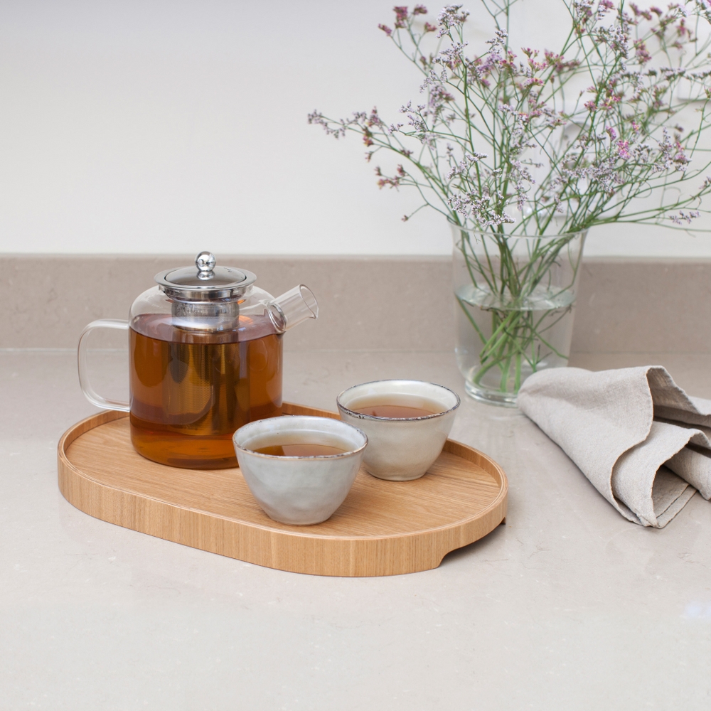 Bosign CurveLine Non-Slip Willow Wood Serving Tray – Medium – image 8