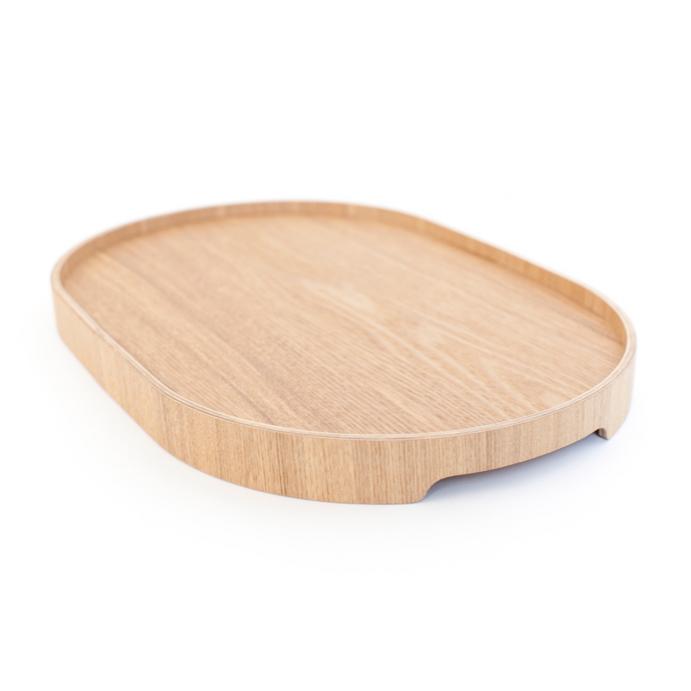 Bosign CurveLine Non-Slip Willow Wood Serving Tray – Medium – image 3