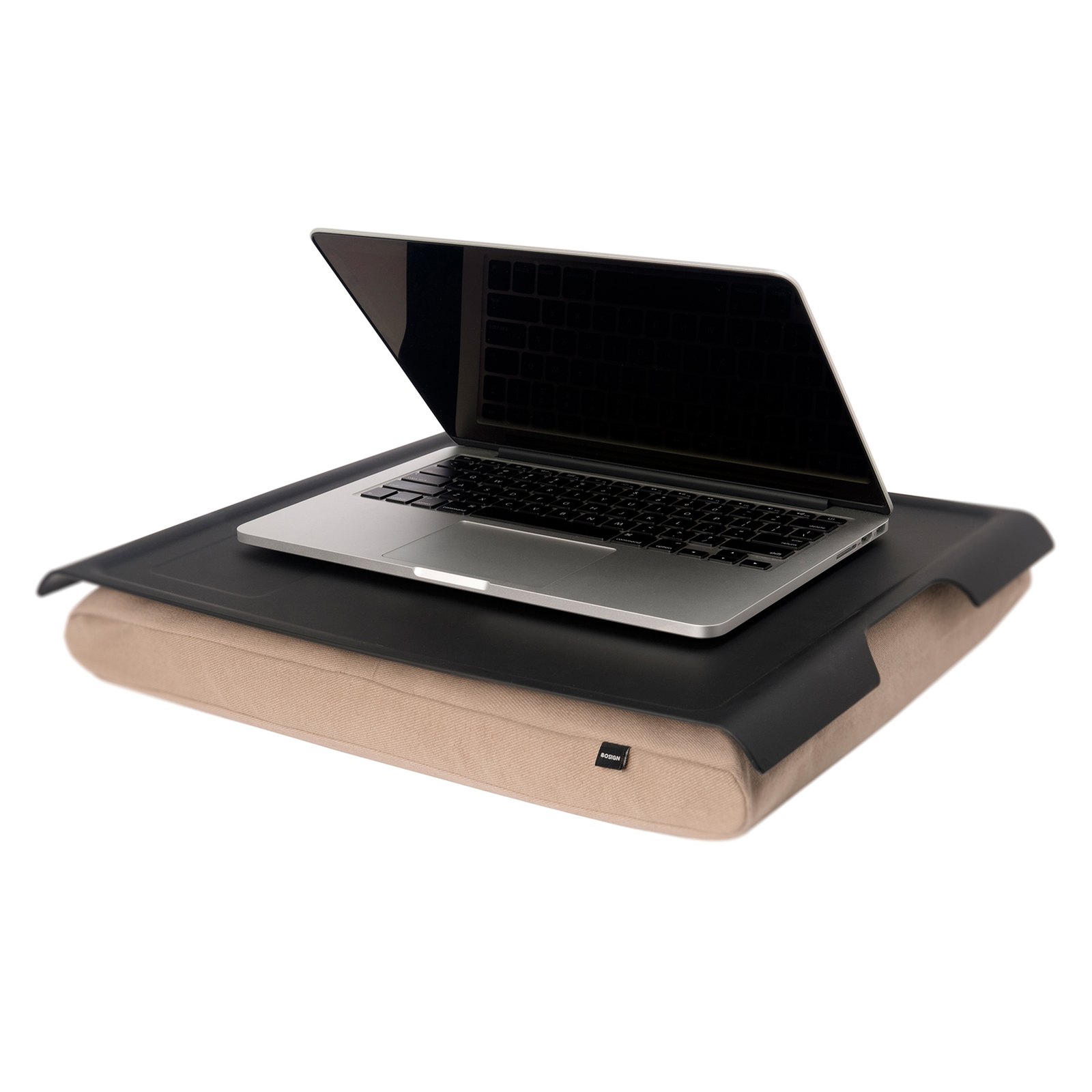 Bosign Large Cushioned Lap Tray – Black with Brown Cushion – image 2