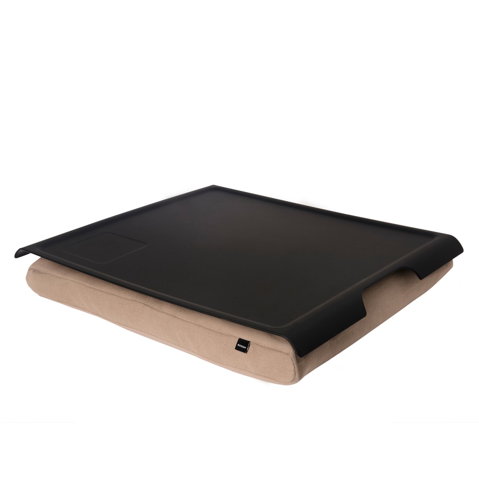 Bosign Large Cushioned Lap Tray – Black with Brown Cushion – image 5