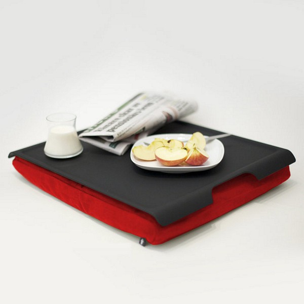 Bosign Large Cushioned Lap Tray – Black with Red Cushion – image 5