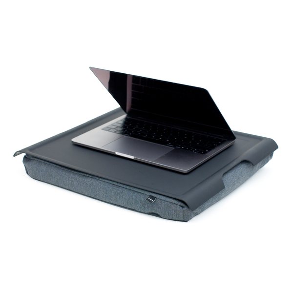 Bosign Large Cushioned Lap Tray – Black with Grey Cushion