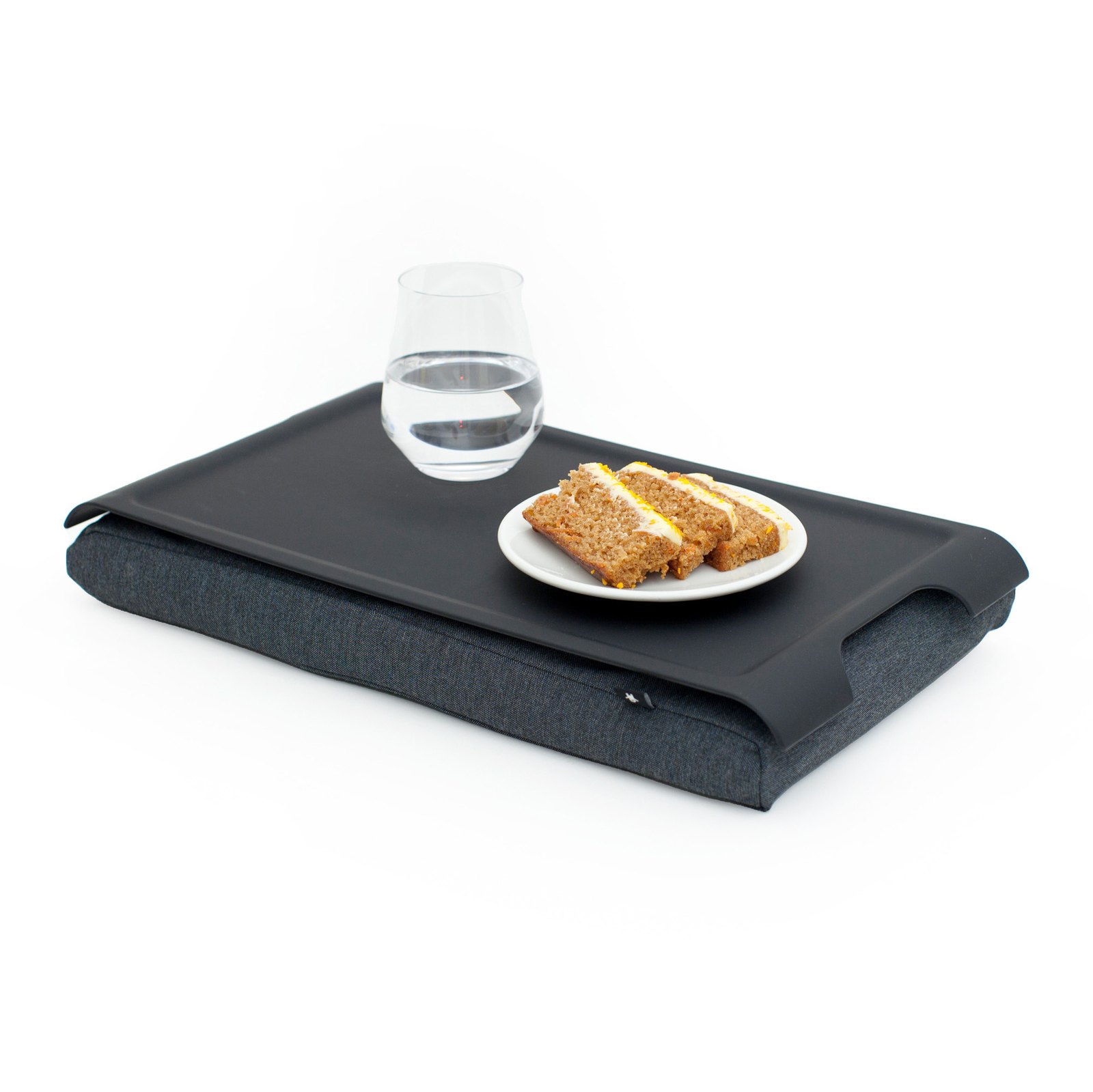 Bosign Mini Cushioned Lap Tray – Black with Grey Cushion – image 2