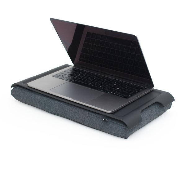 Bosign Mini Cushioned Lap Tray – Black with Grey Cushion
