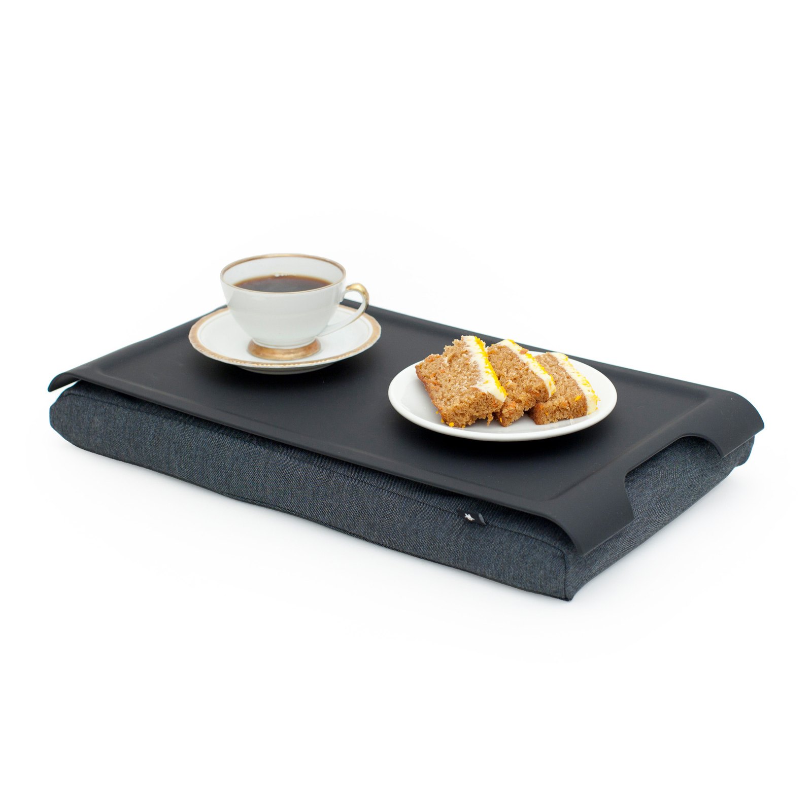 Bosign Mini Cushioned Lap Tray – Black with Grey Cushion – image 3