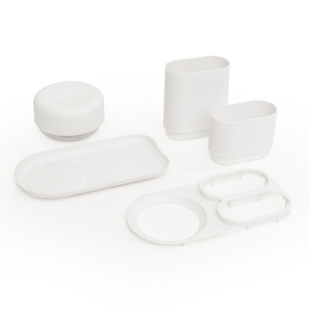 Bosign Do-Dish Sink Caddy with Washing-Up Liquid Dispenser – White – image 2