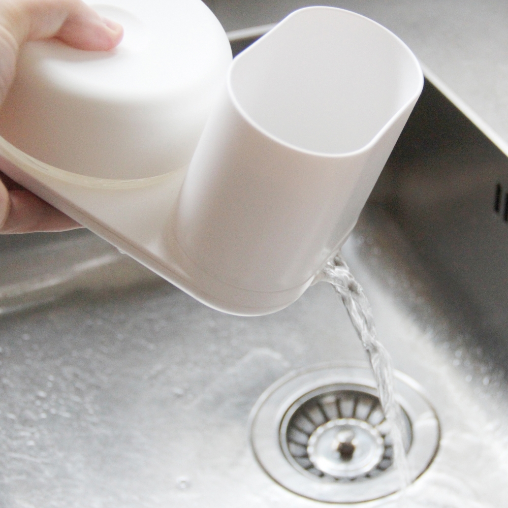 Bosign Do-Dish Compact Sink Caddy with Soap Dispenser – White – image 4