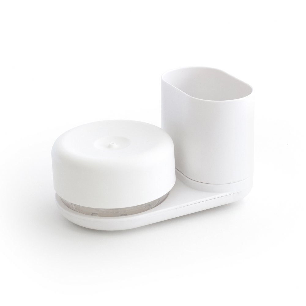 Bosign Do-Dish Compact Sink Caddy with Soap Dispenser – White – image 2