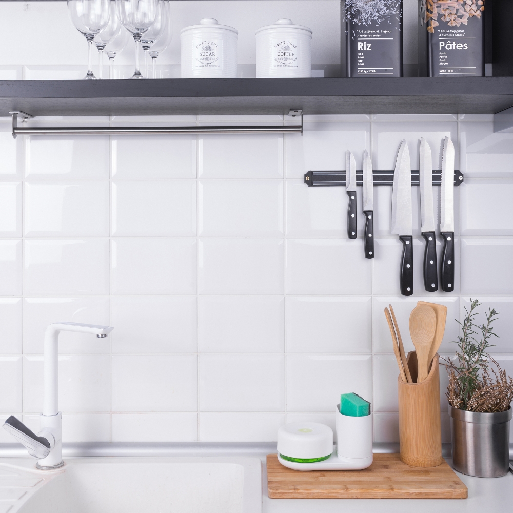 Bosign Do-Dish Compact Sink Caddy with Soap Dispenser – White – image 8