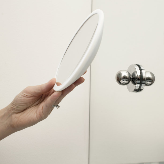 Bosign Air 10x Magnifying Make-Up Mirror with Magnetic Mount – Large, White – image 2