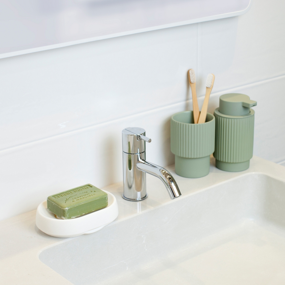 Bosign Flow Plus Oval Draining Soap Dish – White Silicone – image 7