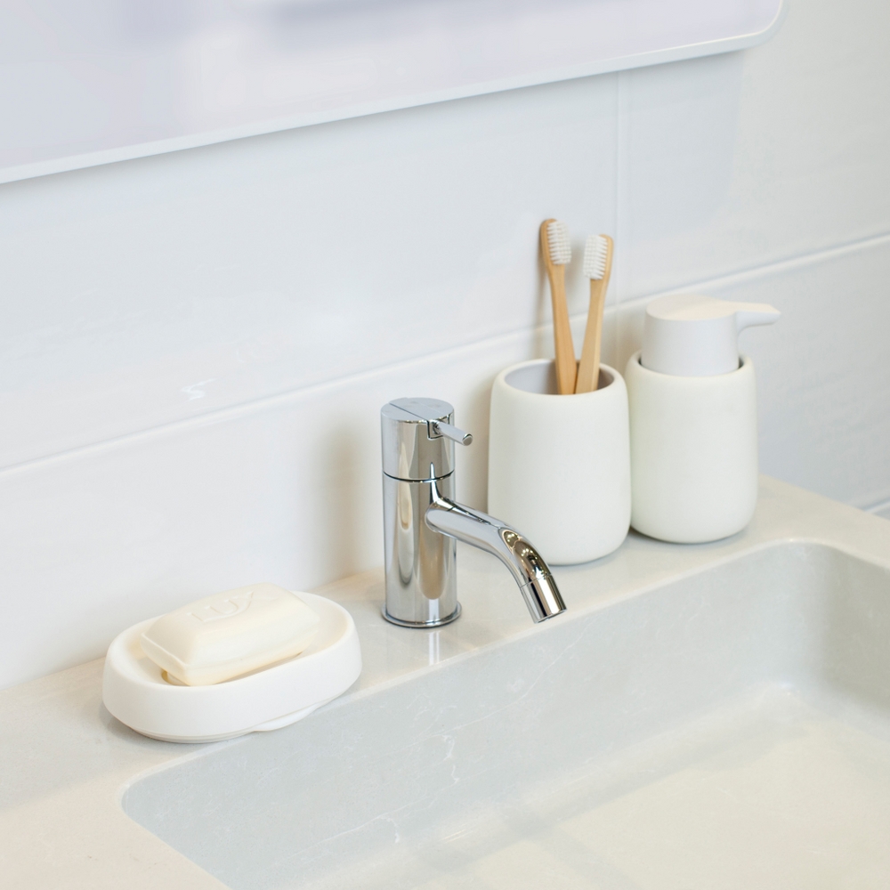 Bosign Flow Plus Oval Draining Soap Dish – White Silicone – image 6