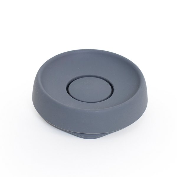 Bosign Flow Plus Round Draining Soap Dish – Graphite Silicone