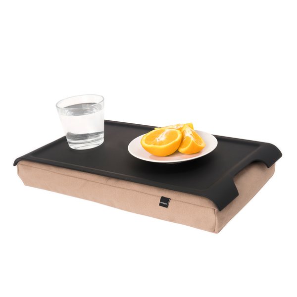 Bosign Mini Cushioned Lap Tray – Black with Natural Cushion