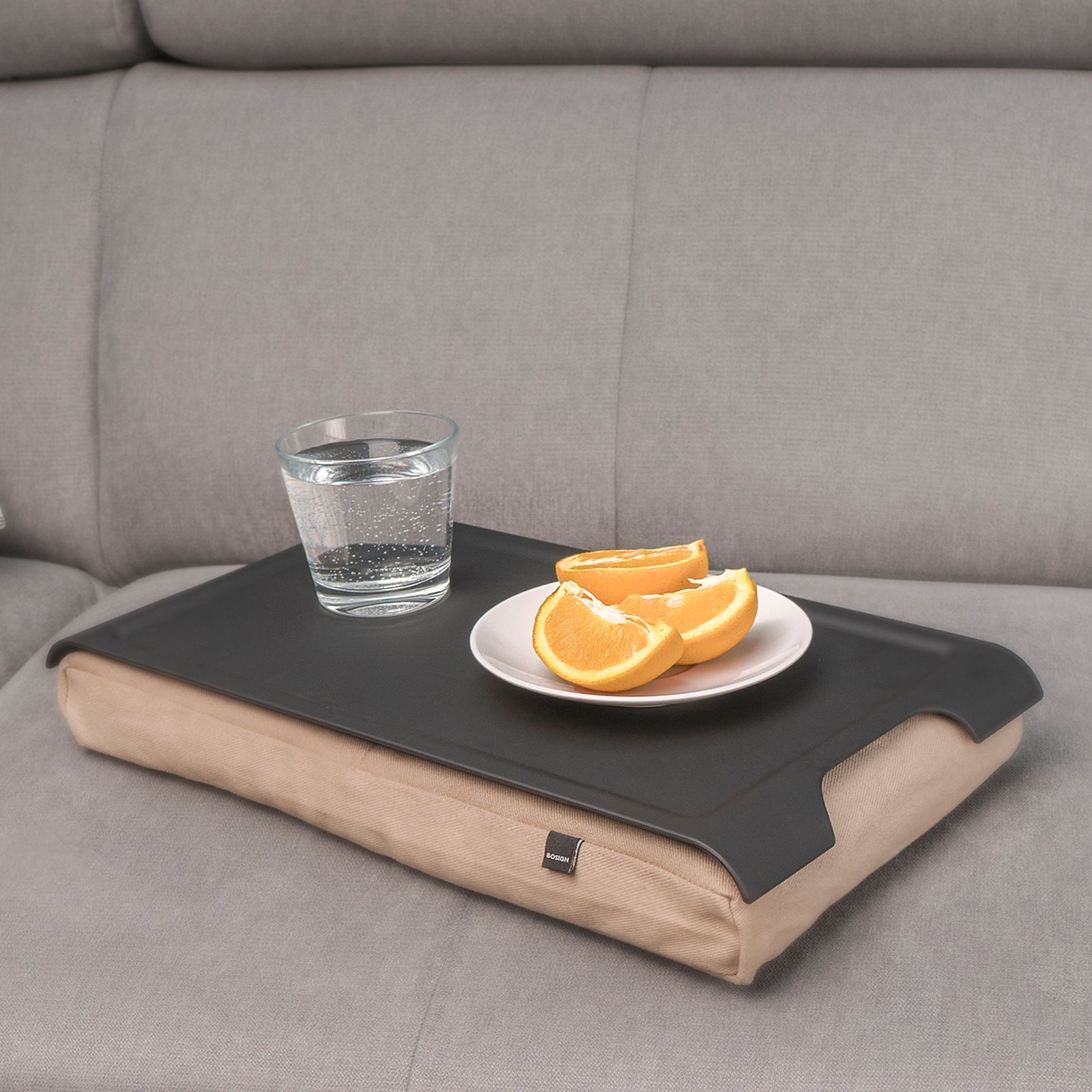 Bosign Mini Cushioned Lap Tray – Black with Natural Cushion – image 5