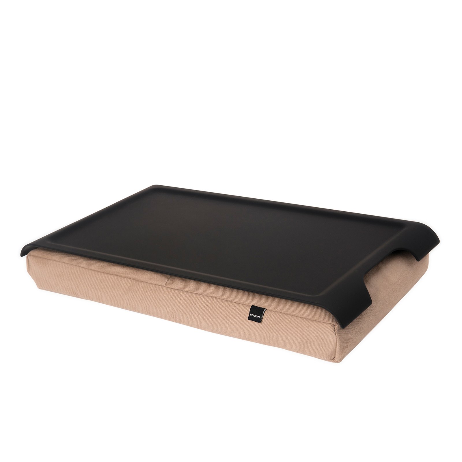 Bosign Mini Cushioned Lap Tray – Black with Natural Cushion – image 2