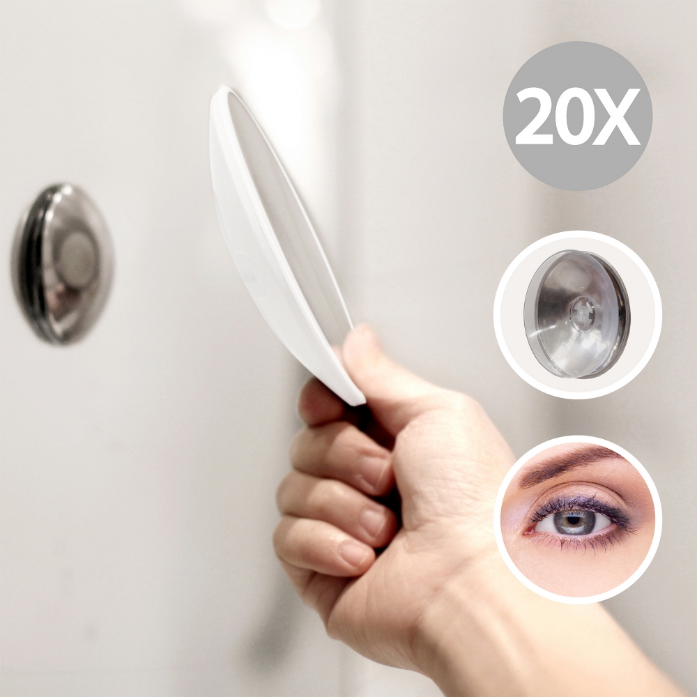 Bosign Air 20x Magnifying Mirror, Small 11cm – Travel Size – image 2
