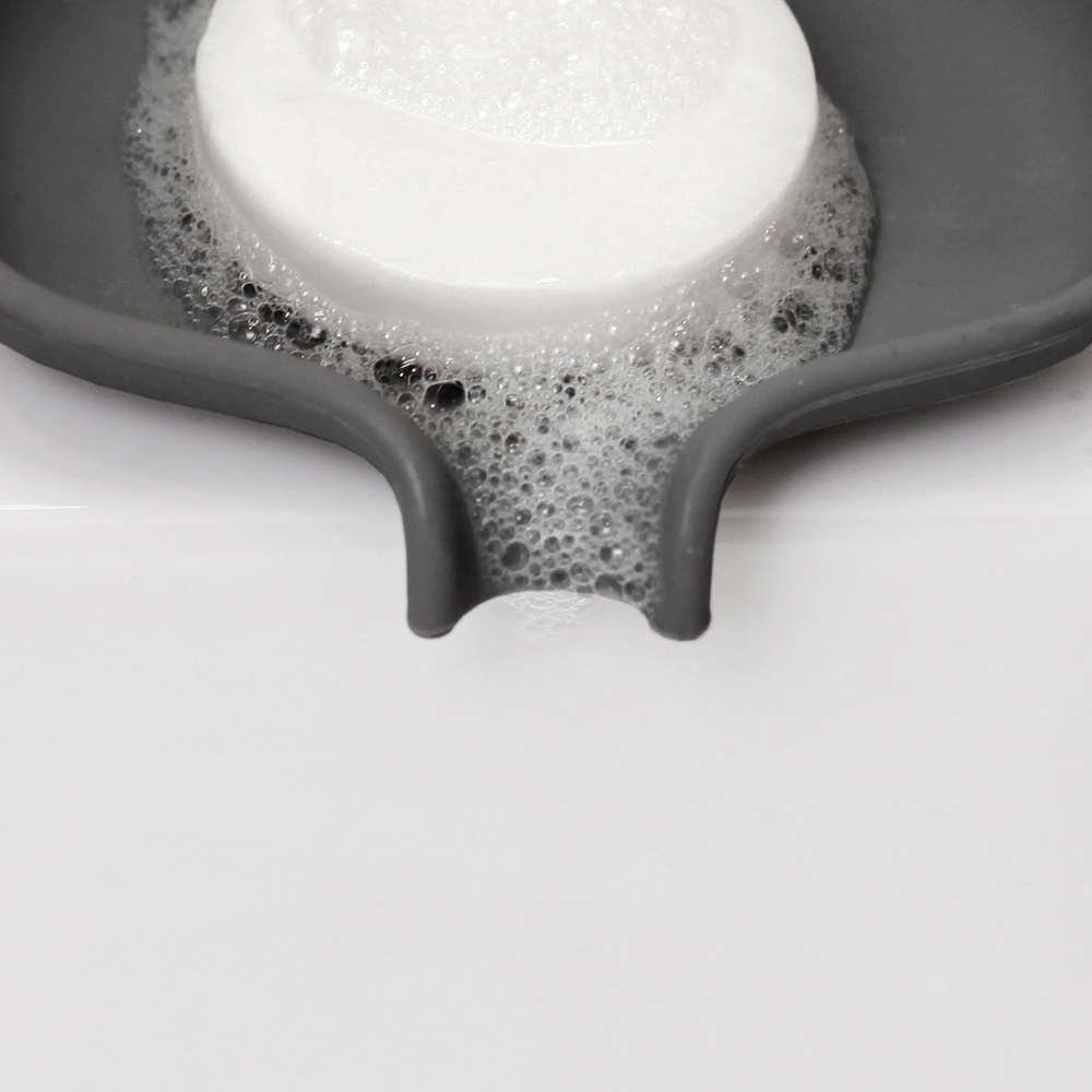 Bosign Flow SoapSaver Draining Soap Dish – Large, Graphite – image 5