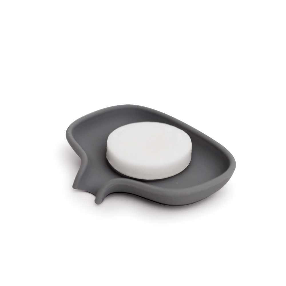 Bosign Flow SoapSaver Draining Soap Dish – Large, Graphite – image 2