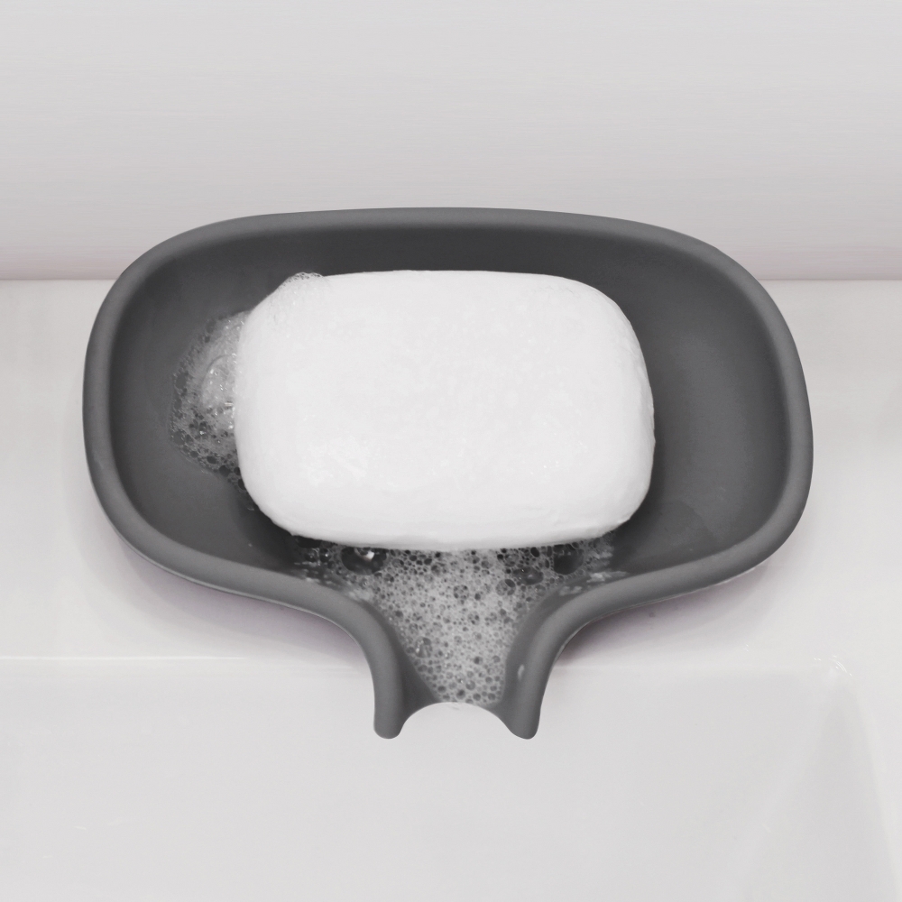Bosign Flow SoapSaver Draining Soap Dish – Small, Graphite – image 5