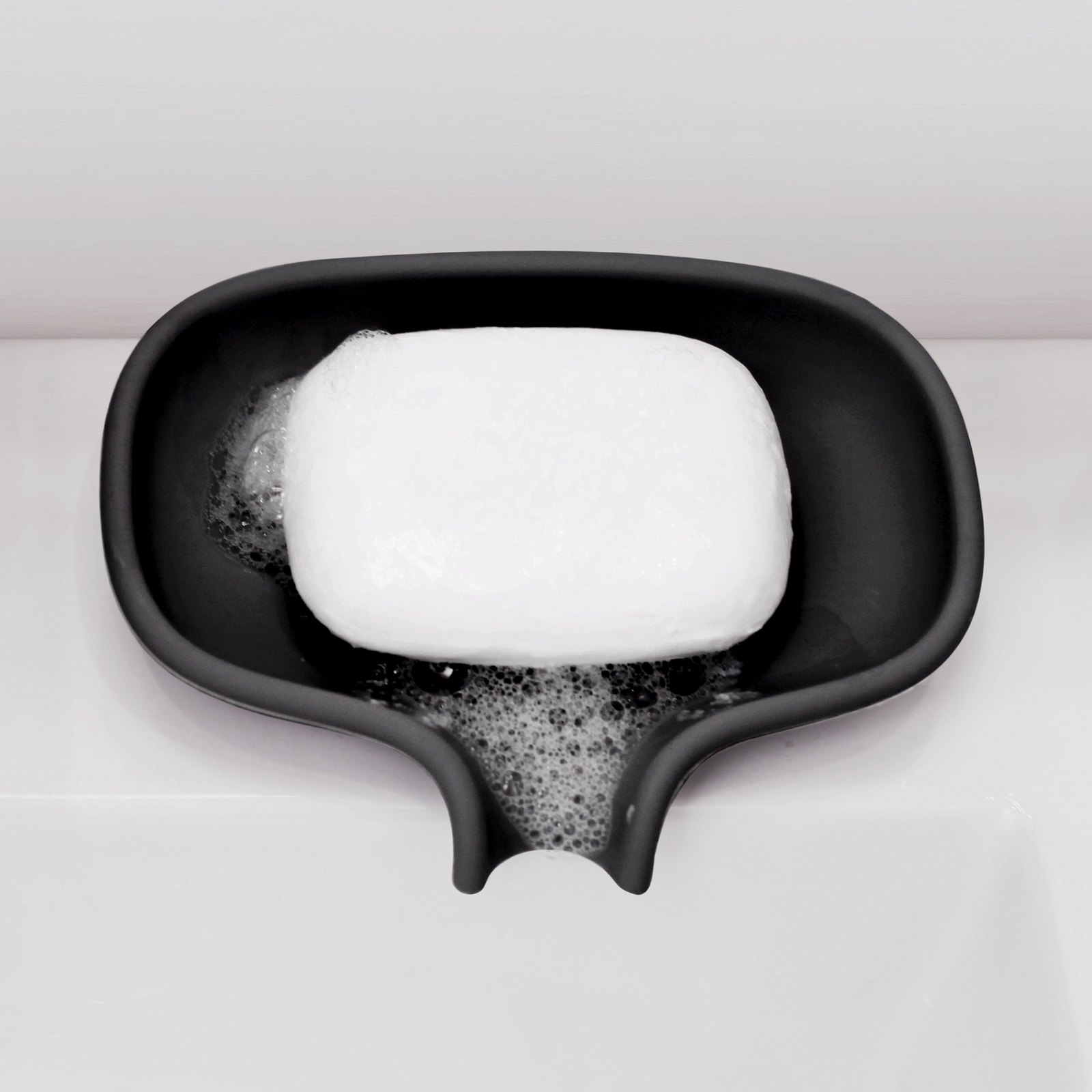 Bosign Flow SoapSaver Draining Soap Dish – Small, Black – image 5