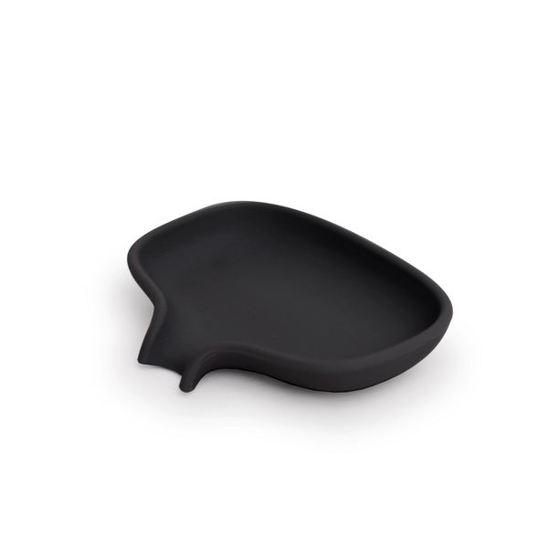 Bosign Flow SoapSaver Draining Soap Dish – Small, Black